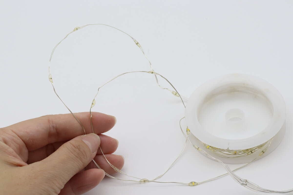 ワイヤーライト(60LEDs、ウォームホワイト) ワイヤー部分 ワイヤーライト(60LEDs、ウォームホワイト) ワイヤー部分