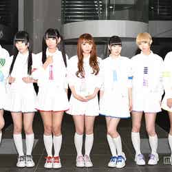 （左から）夢眠ねむ、相沢梨紗、古川未鈴、中川翔子、藤咲彩音、最上もが、成瀬瑛美