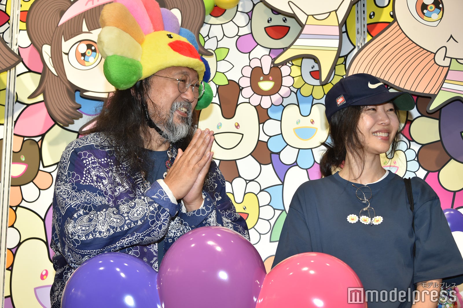 村上隆氏、ミン・ヒジン氏（C）モデルプレス