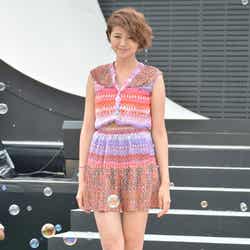 ランウェイに登場した鈴木ちなみ