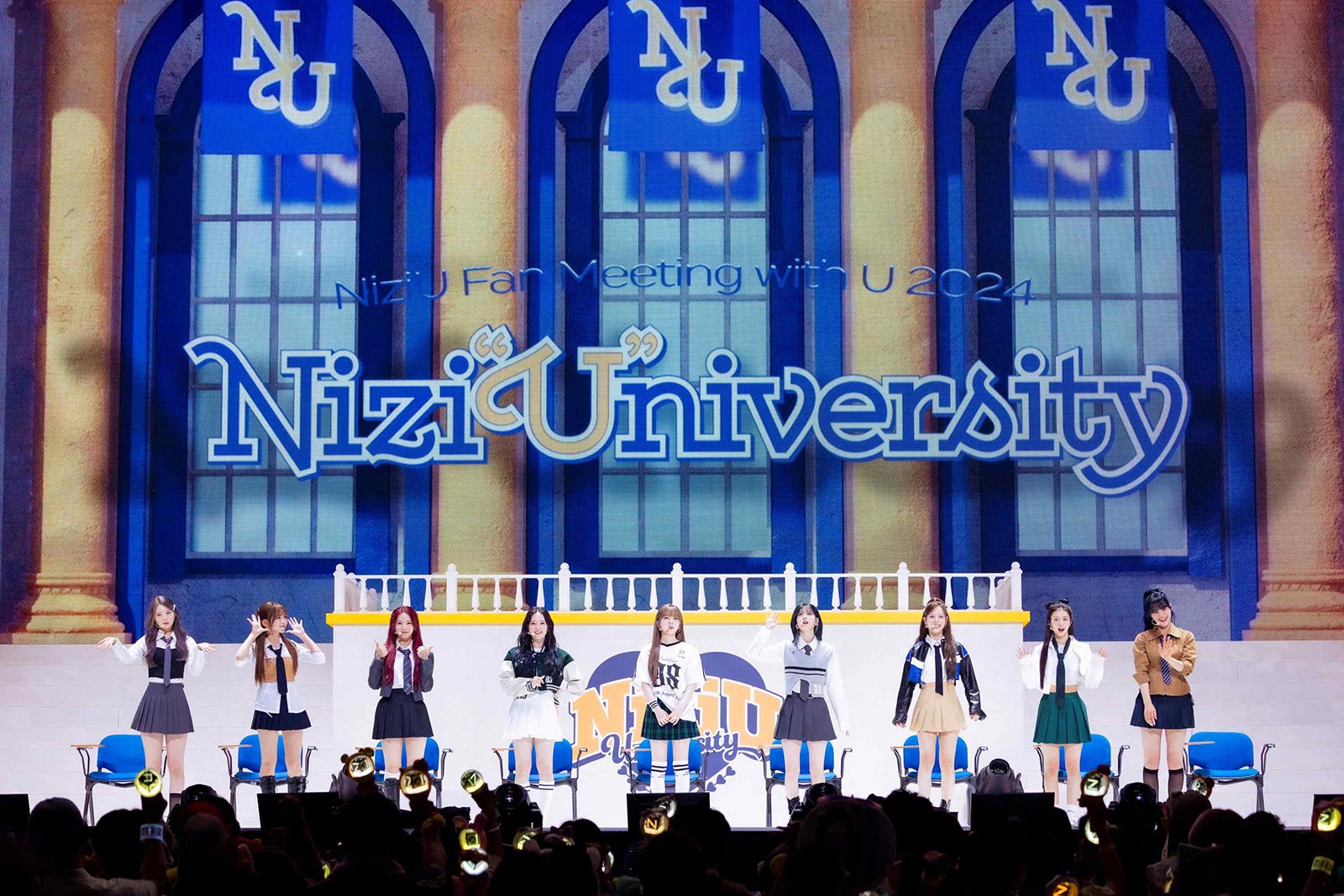 「NiziU Fan Meeting with U 2024Nizi“U”niversity」ライブ写真／撮影：田中聖太郎写真事務所
