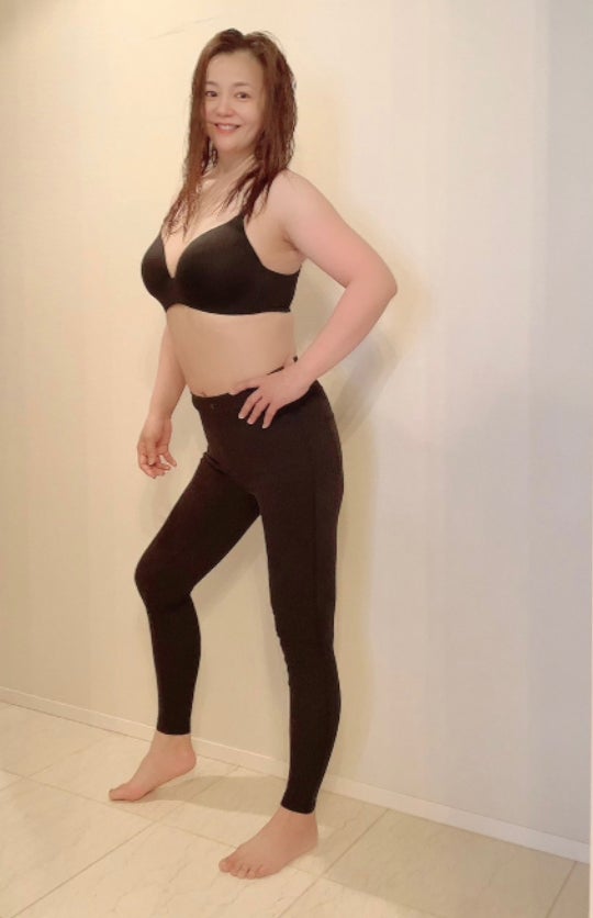 25kg減成功の華原朋美、現在の体型公開「まだお腹のお肉が気になります」