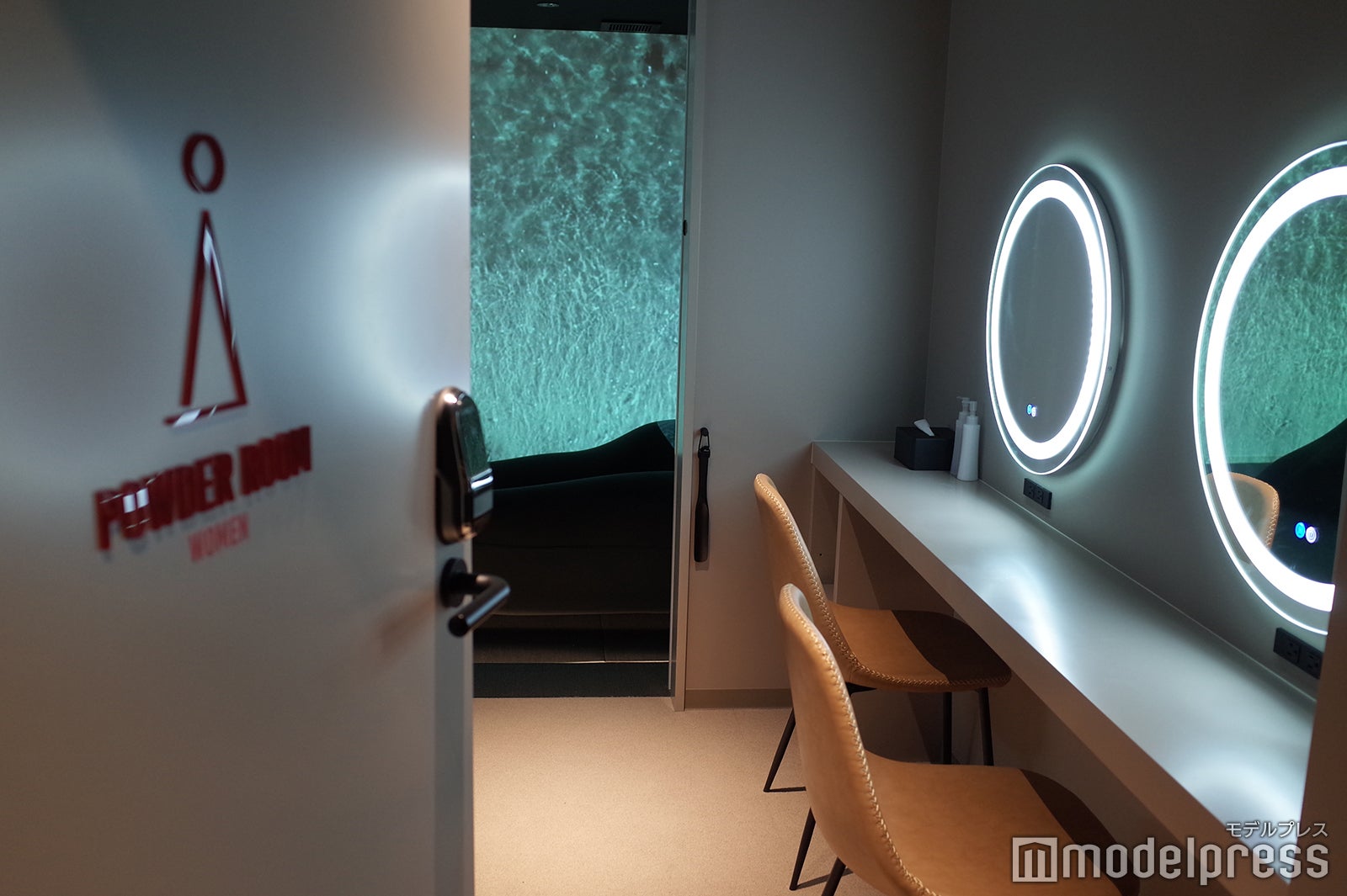 Warp Squareにも男女別のパウダールーム有り（C）モデルプレス