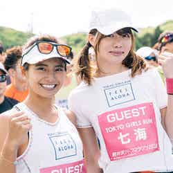 佐野千晃、七海「TOKYO GIRLS RUN」（提供写真）