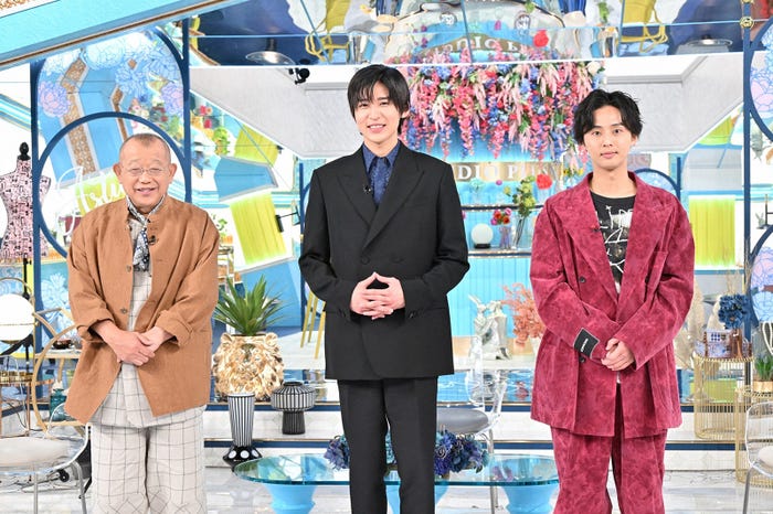 笑福亭鶴瓶、目黒蓮、藤ヶ谷太輔(C)TBS