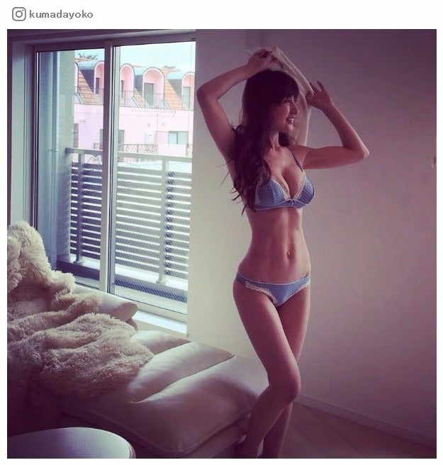 熊田曜子の「神ボディ」に絶賛の嵐 スタイルキープの秘訣も伝授