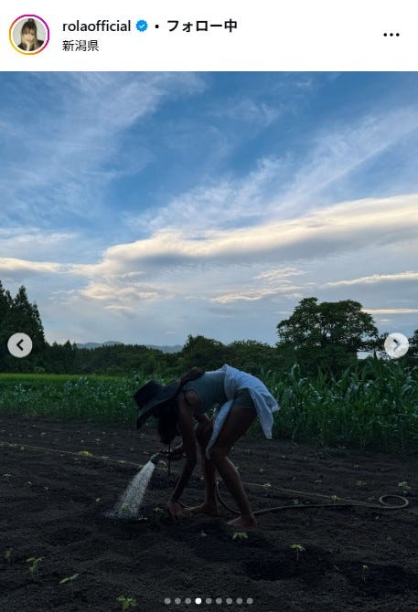 ローラInstagramより