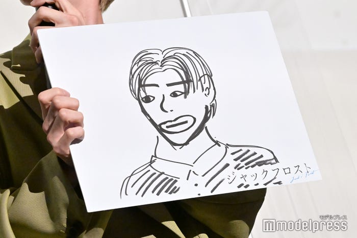 本田響矢が描いた鈴木康介(C)モデルプレス