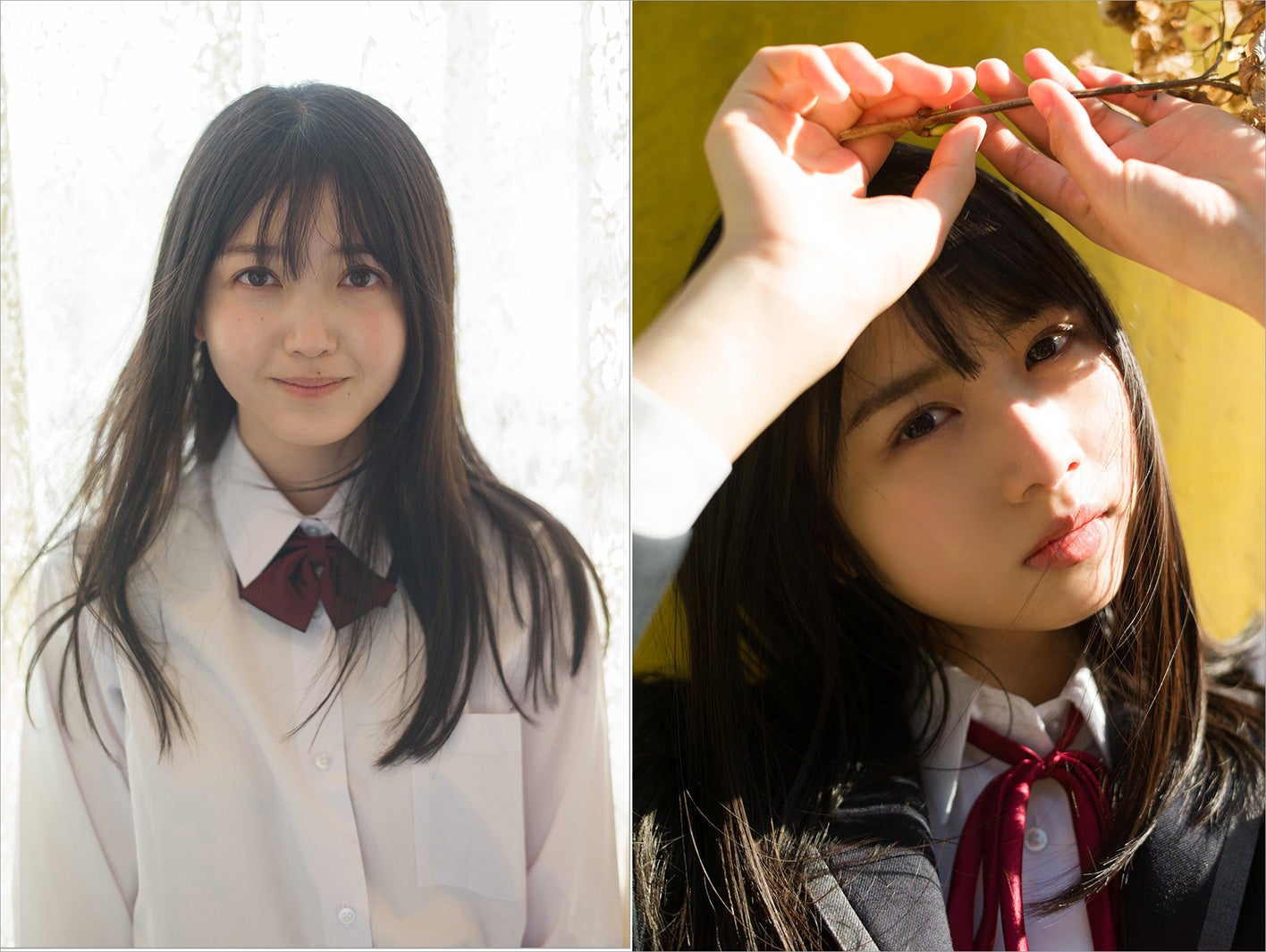 乃木坂46久保史緒里＆日向坂46上村ひなのら、制服グラビア披露 プライベートを赤裸々に語る