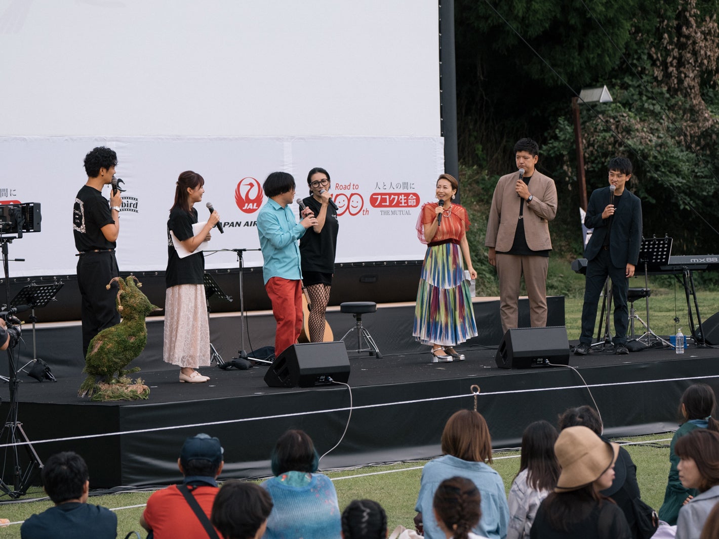 「cinema bird in 熊本小国 2023」の様子（提供写真）