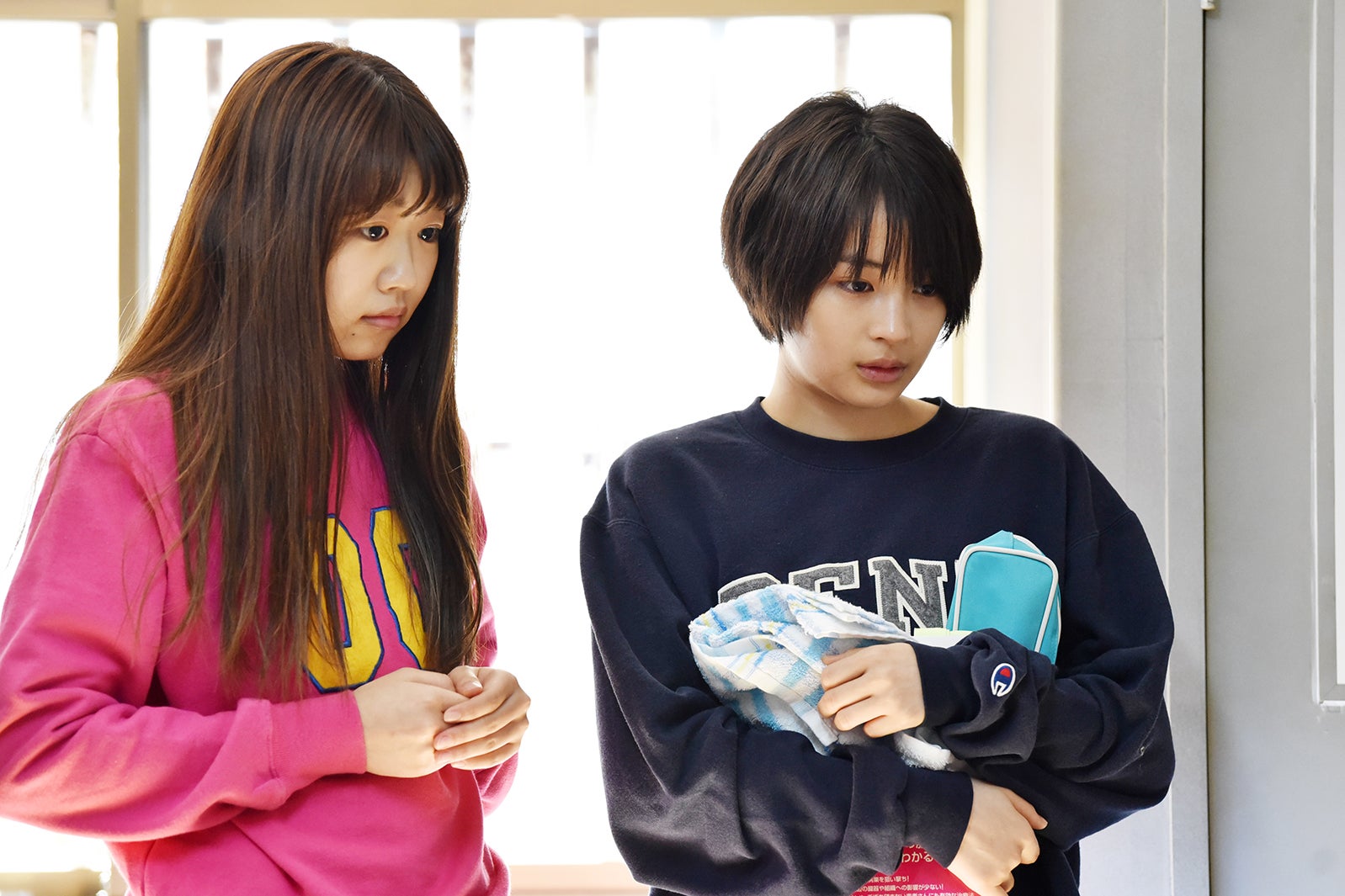 碓井玲菜、広瀬すず／「anone」最終話より（C）日本テレビ