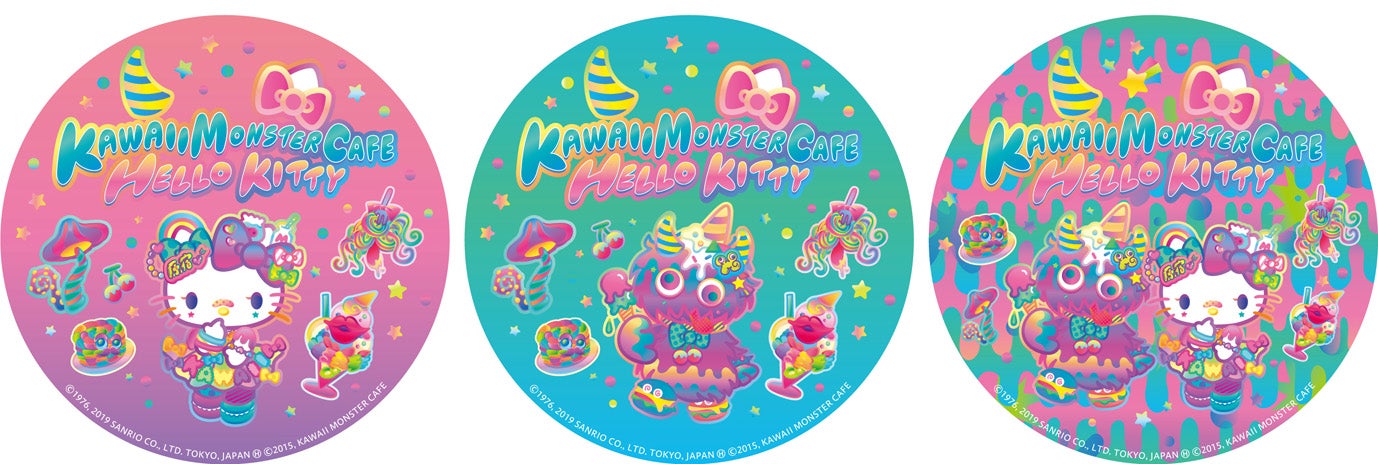 オリジナルコースター／（C）1976, 2019 SANRIO CO.,LTD.APPROVAL NO. S601424 （C）KAWAII MONSTER CAFE