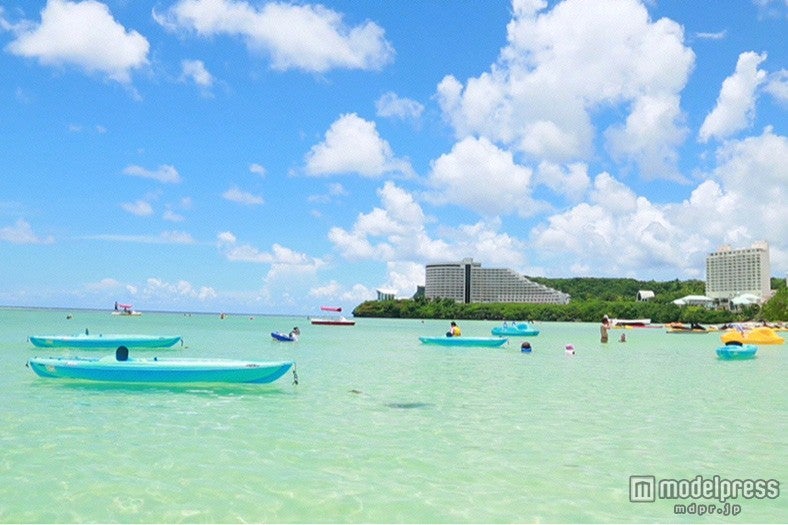 グアムの透明感溢れるビーチ（C)NTV