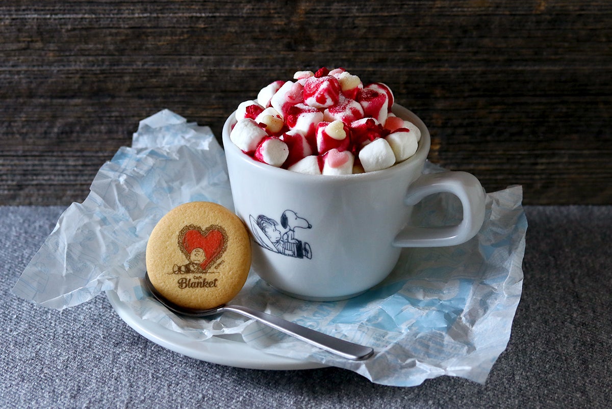 スウィートマシュマロショコラ880円（税別）（C）Peanuts Worldwide LLC