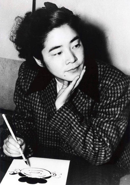 「サザエさん」の原作者・長谷川町子（C）長谷川町子美術館