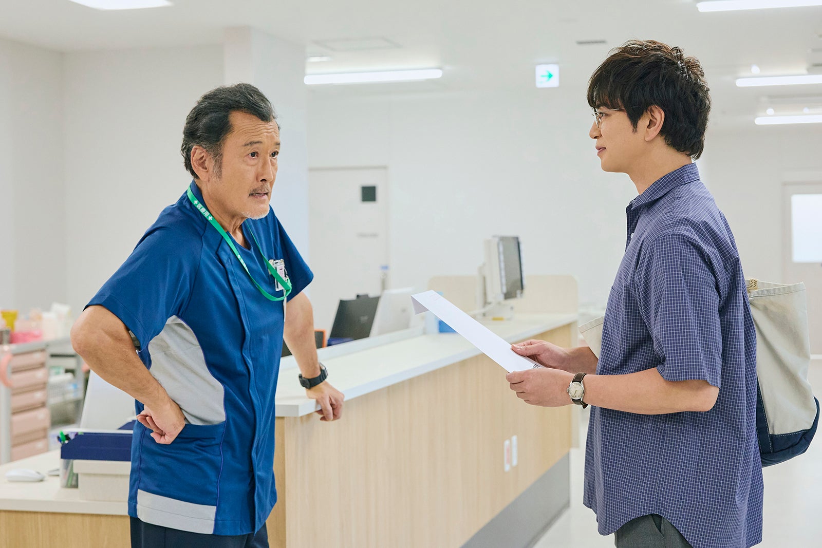 吉田鋼太郎、松本潤「19番目のカルテ」最終話（C）TBSスパークル／TBS（撮影：加藤春日）