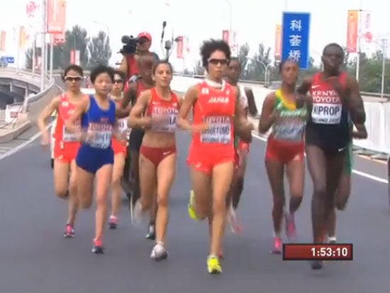 画像1 1 世界陸上 女子マラソン エチオピアのディババが優勝 伊藤が7位入賞でリオ五輪内定 モデルプレス