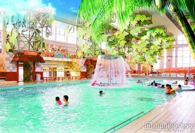 日光霧降の大型屋内温水プール「VIVA！ハワイアン」／画像提供：大江戸温泉物語