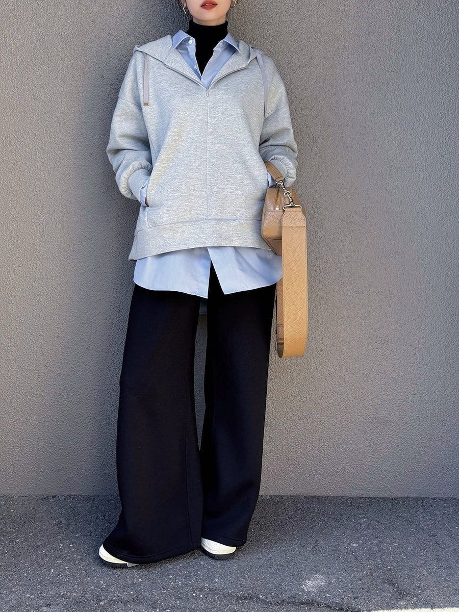 ブルーシャツ コーデ ブルーシャツコーデ1