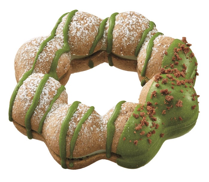 ポン・デ・宇治抹茶マスカルポーネクリーム（183円）／画像提供：ダスキン