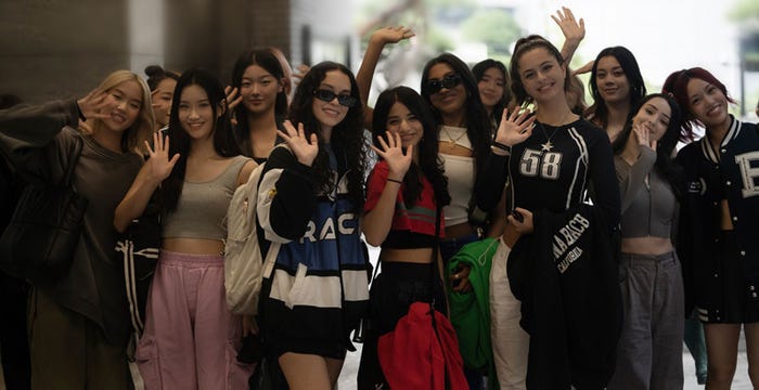 韓国でMISSION2に挑む「Dream Academy」練習生(提供写真)