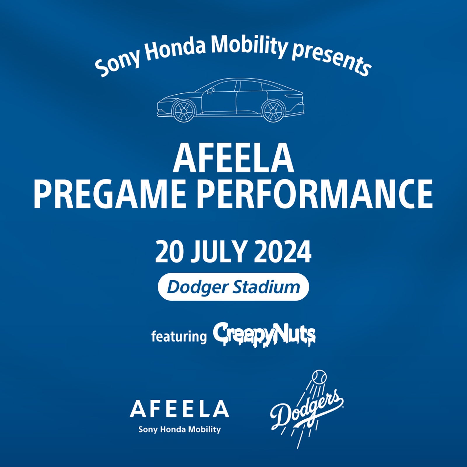 「AFEELA PREGAME PERFORMANCE」（提供写真）