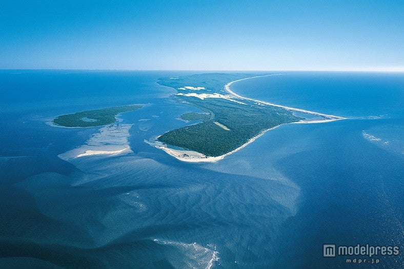 空から見たモートン島