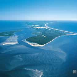空から見たモートン島