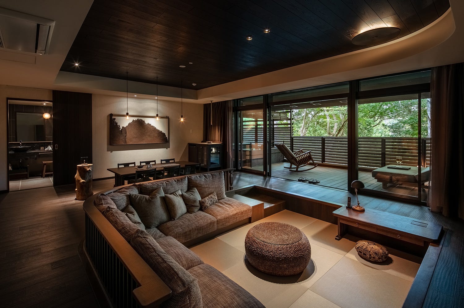 「ふふ奈良」奈良公園内に初の高級ホテル、個室露天風呂を全室に完備