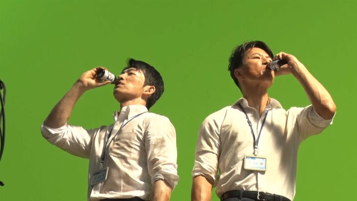 新WEBCM「クライシス」篇メイキングより(提供写真)