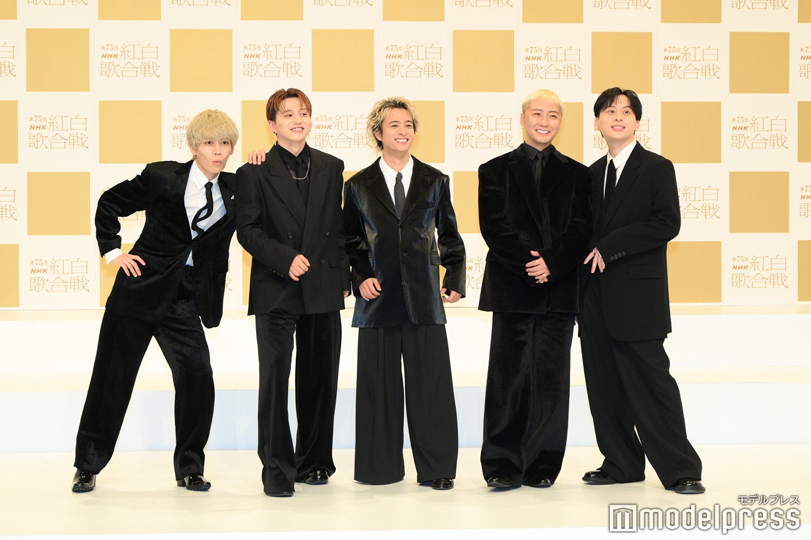 （左から）岩岡徹、花村想太、和田颯、大野雄大、工藤大輝／Da-iCE（C）モデルプレス