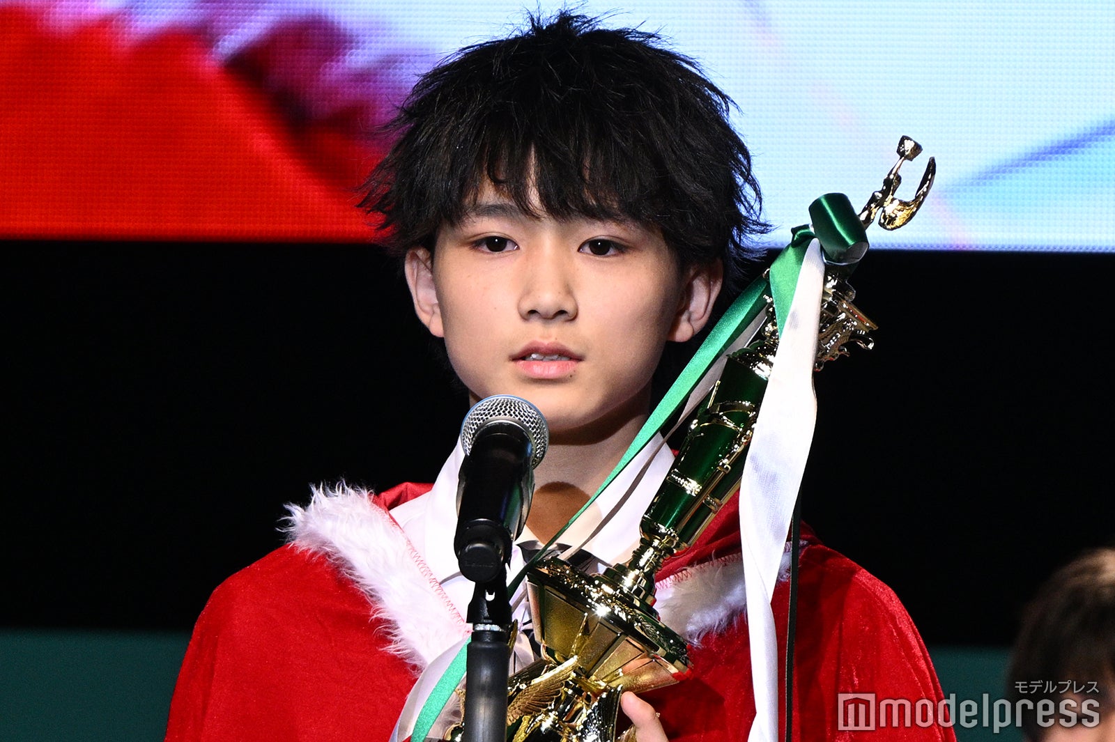 「男子中学生ミスターコン2025」準グランプリに輝いた白坂洵葵くん（C）モデルプレス