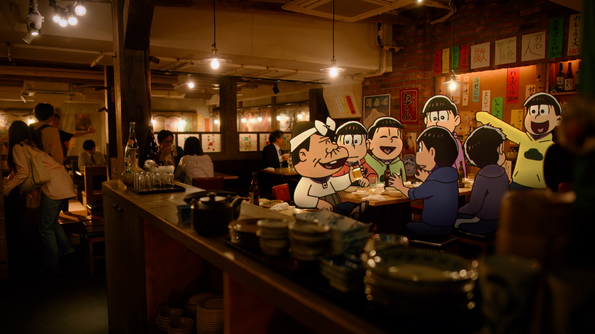 「6つ子とバカボンのパパ」篇（C）赤塚不二夫／おそ松さん製作委員会（C）赤塚不二夫／ぴえろ