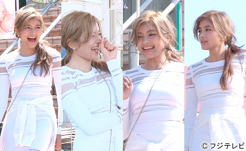 遊園地デートを楽しんだローラ