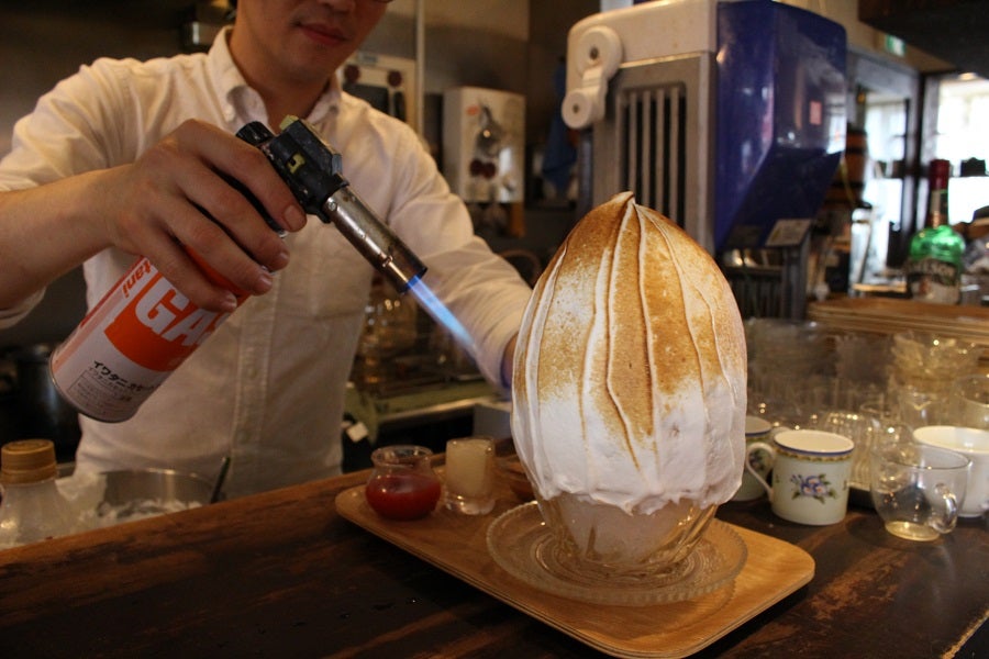 Cafe Lumiere焼き氷