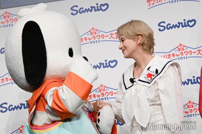 ポチャッコ、ホラン千秋(C)モデルプレス