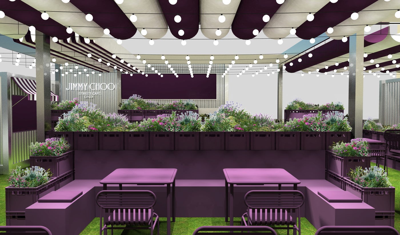 JIMMY CHOO ストリートカフェ銀座／提供画像