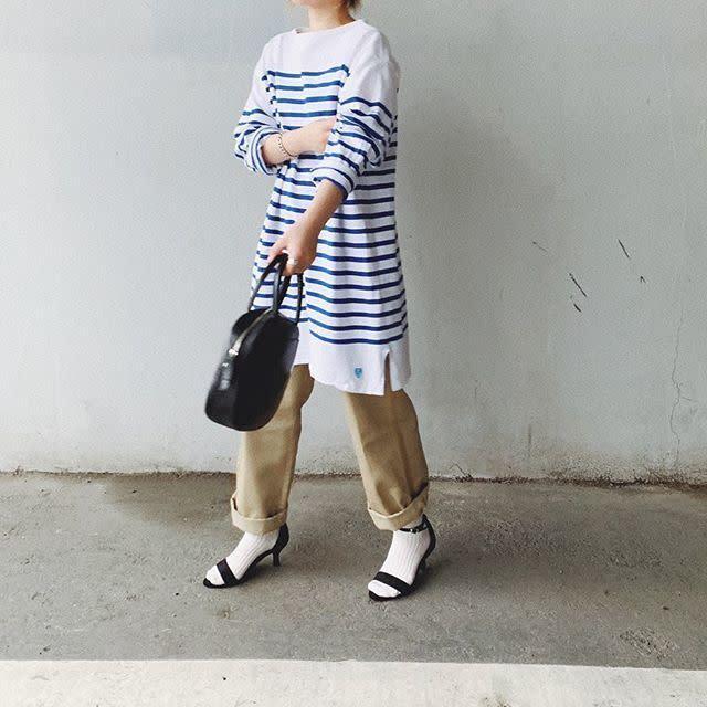 ボーダー柄 がグッとおしゃれに見える アレンジ名人から学ぶ着こなしのコツ モデルプレス