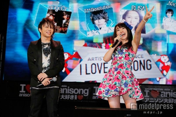 T.M.Revolution × 水樹奈々、ANIME FESTIVAL ASIA 2013で海外初共演(C)AFA 13/hajime kamiisaka