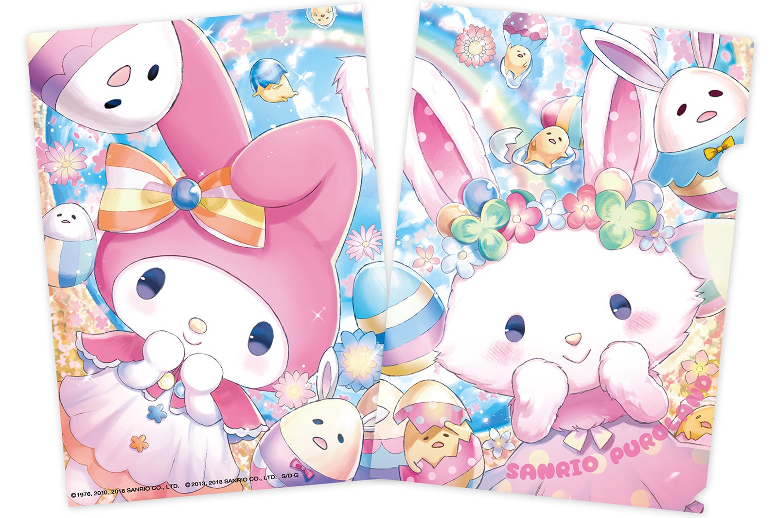 クリアファイル　イースター（324円）（C）2018 SANRIO CO., LTD.