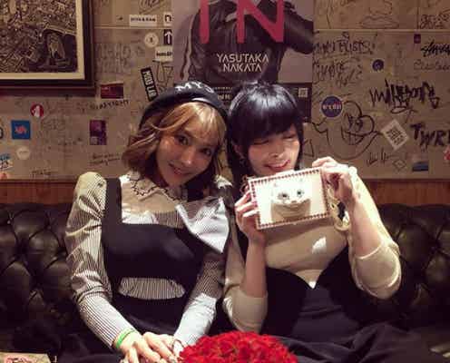きゃりー、明日花キララと2ショット披露 ゲス極・川谷絵音も集結で驚きの声