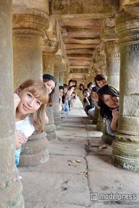 アンコールワットを訪問／画像提供：ハビタット・フォー・ヒューマニティ・ジャパン