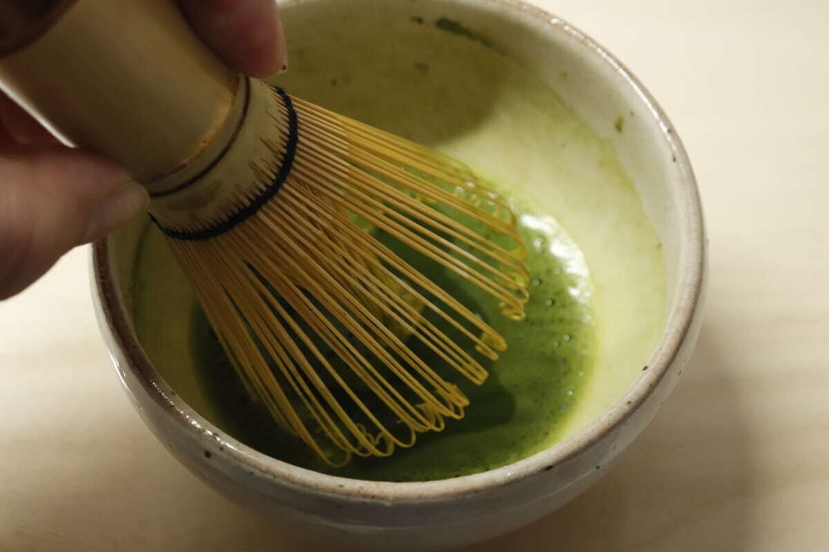 ダイソー　茶せん八十本立て　使用例