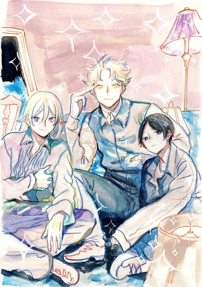 山口つばさ先生書き下ろしイラスト(画像提供:講談社)