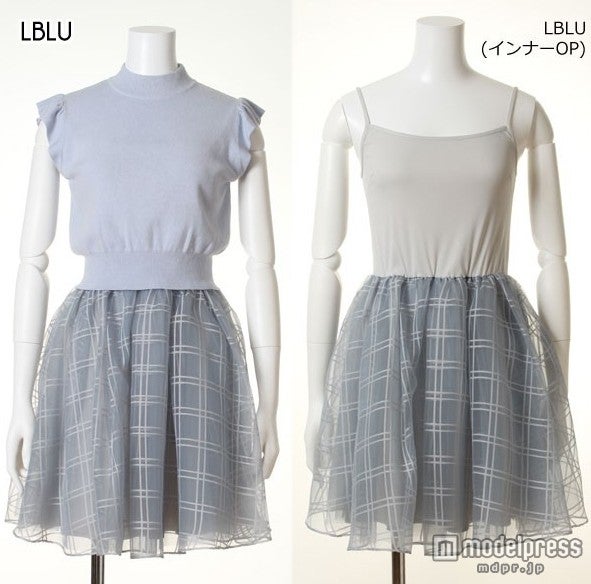 snidelコンビワンピース「DOUBLE HEART」16,200円（税込）