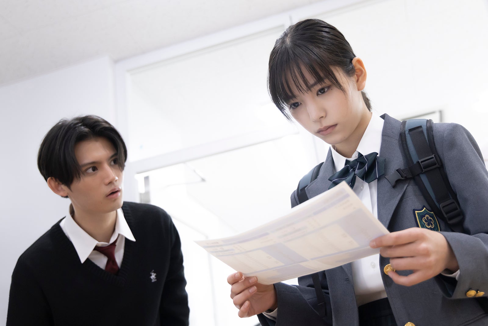 藤原大祐、當真あみ「ちはやふる−めぐり−」第2話（C）日本テレビ