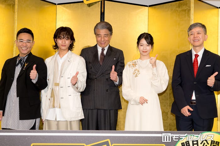 八嶋智人、黒川想矢、舘ひろし、西野七瀬、河合勇人監督(C)モデルプレス