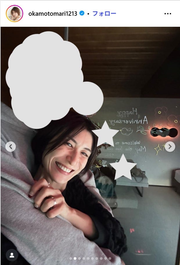 おかもとまりInstagramより