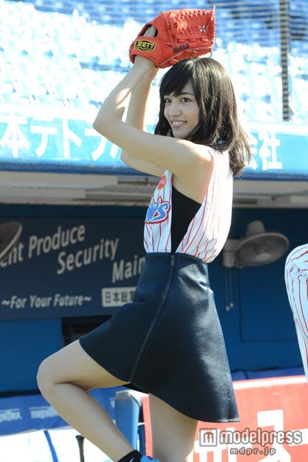 ミニスカで元気よく