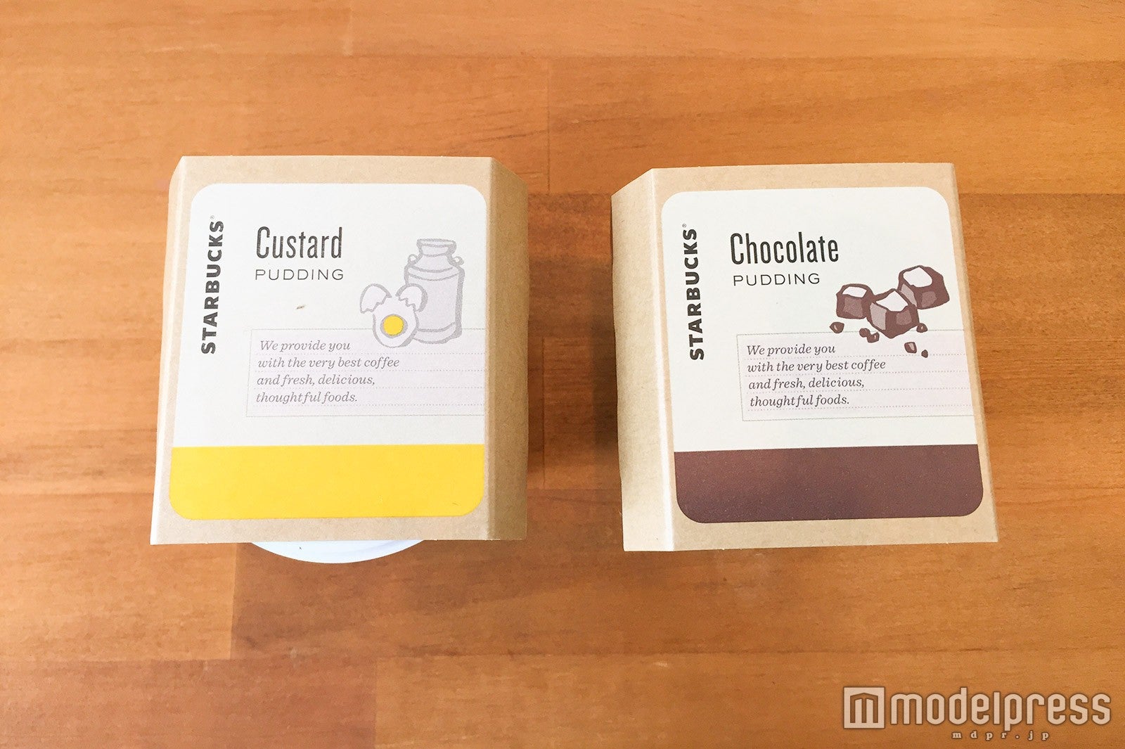 左から「ミルクカスタードプリン」「チョコレートプリン」（C）モデルプレス